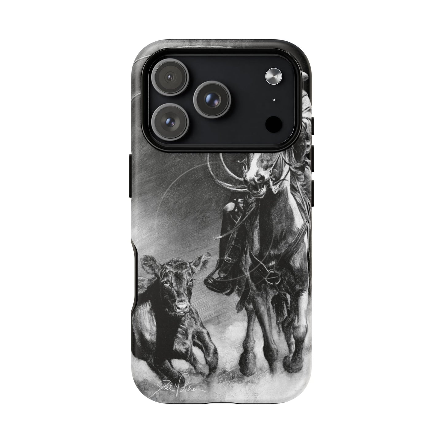 "Calf Roping" Magnetic Tough Case
