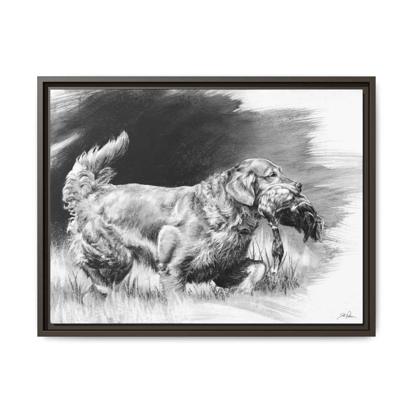 "Good Dog" Framed Canvas