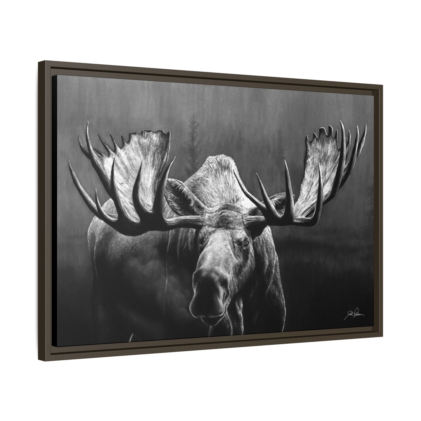 "Wide Load" Framed Canvas