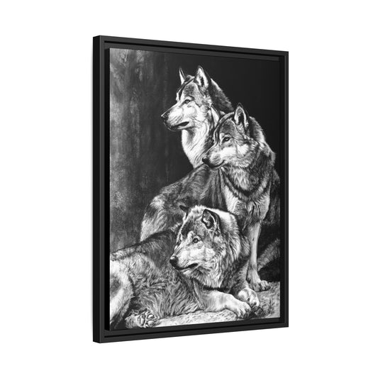 "Sentinels" Framed Canvas