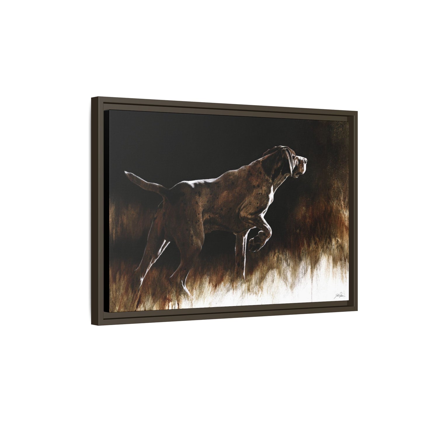"On Point" Framed Canvas