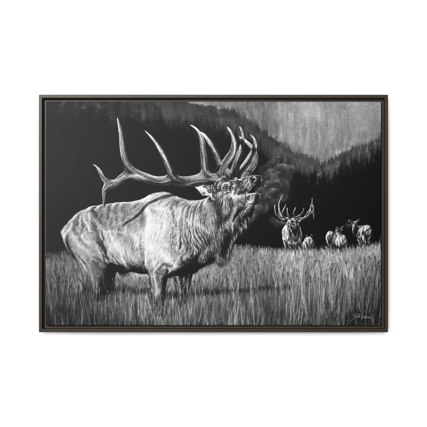 "The Contender" Framed Canvas