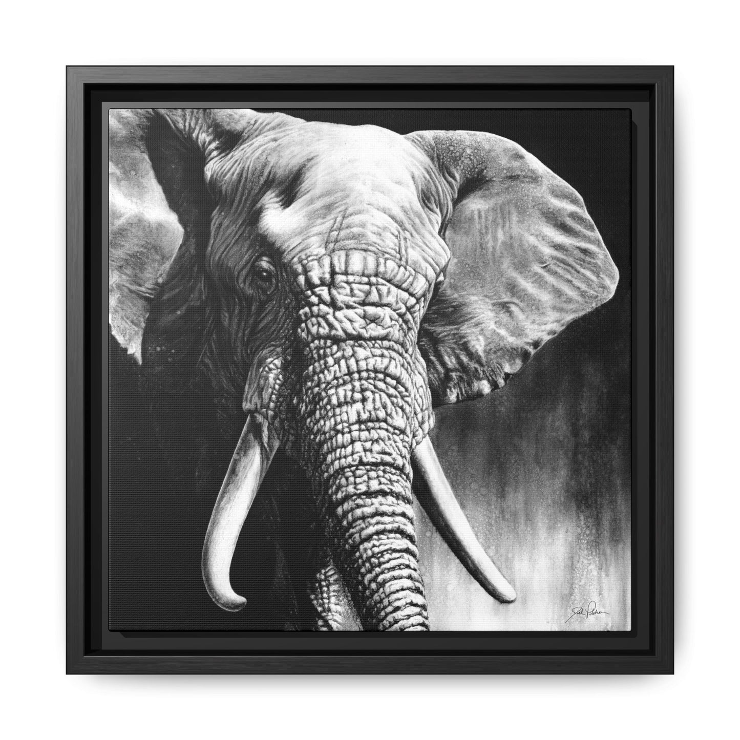 "High & Mighty" Framed Canvas