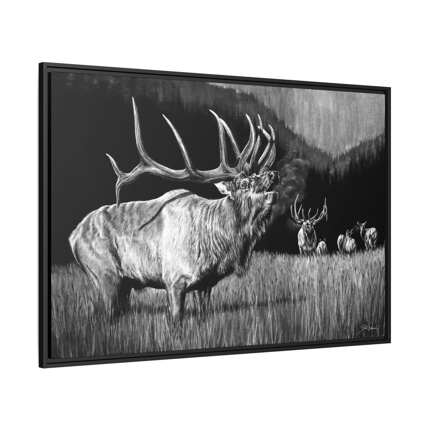 "The Contender" Framed Canvas
