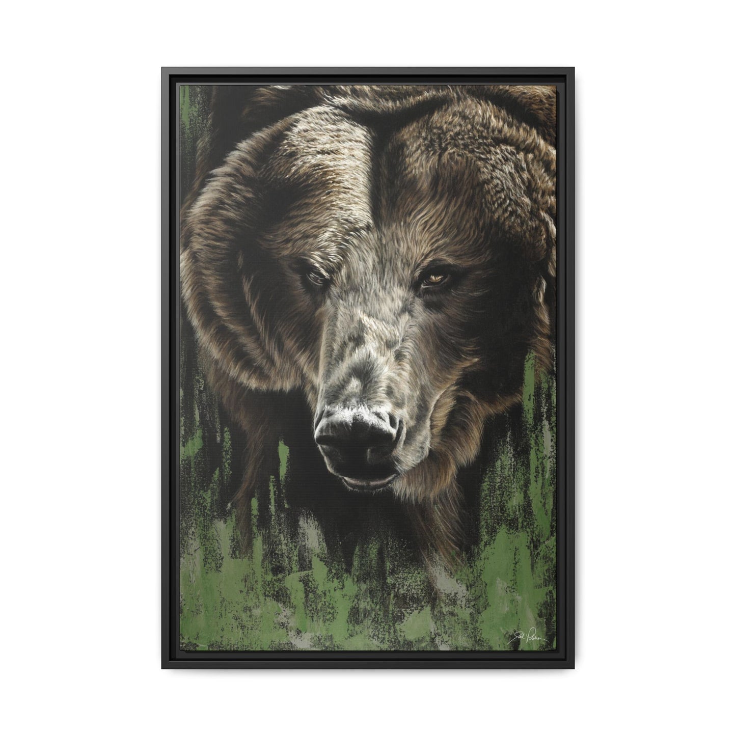"Beast" Framed Canvas