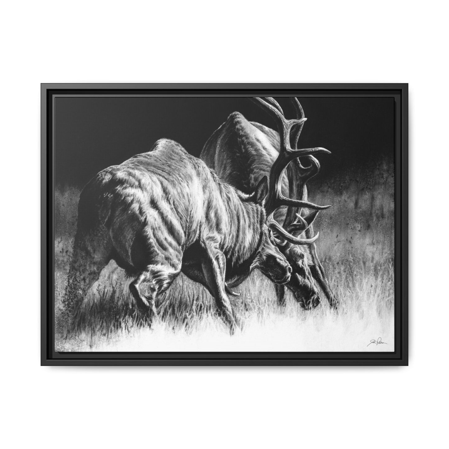 "Winner Takes All" Framed Canvas