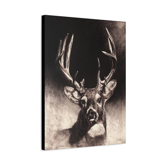"Nice Buck" Stretched Canvas