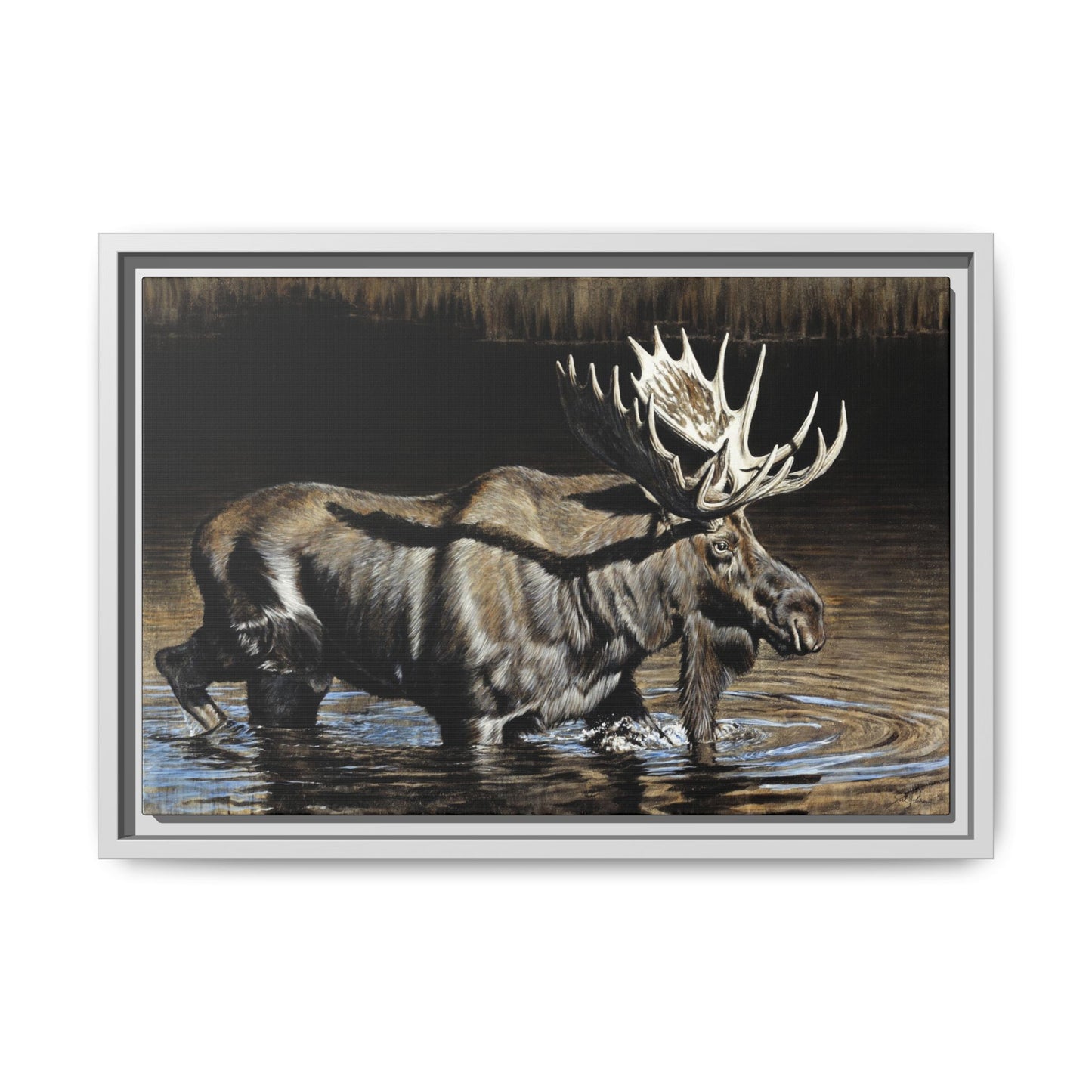 "Big Dipper" Framed Canvas
