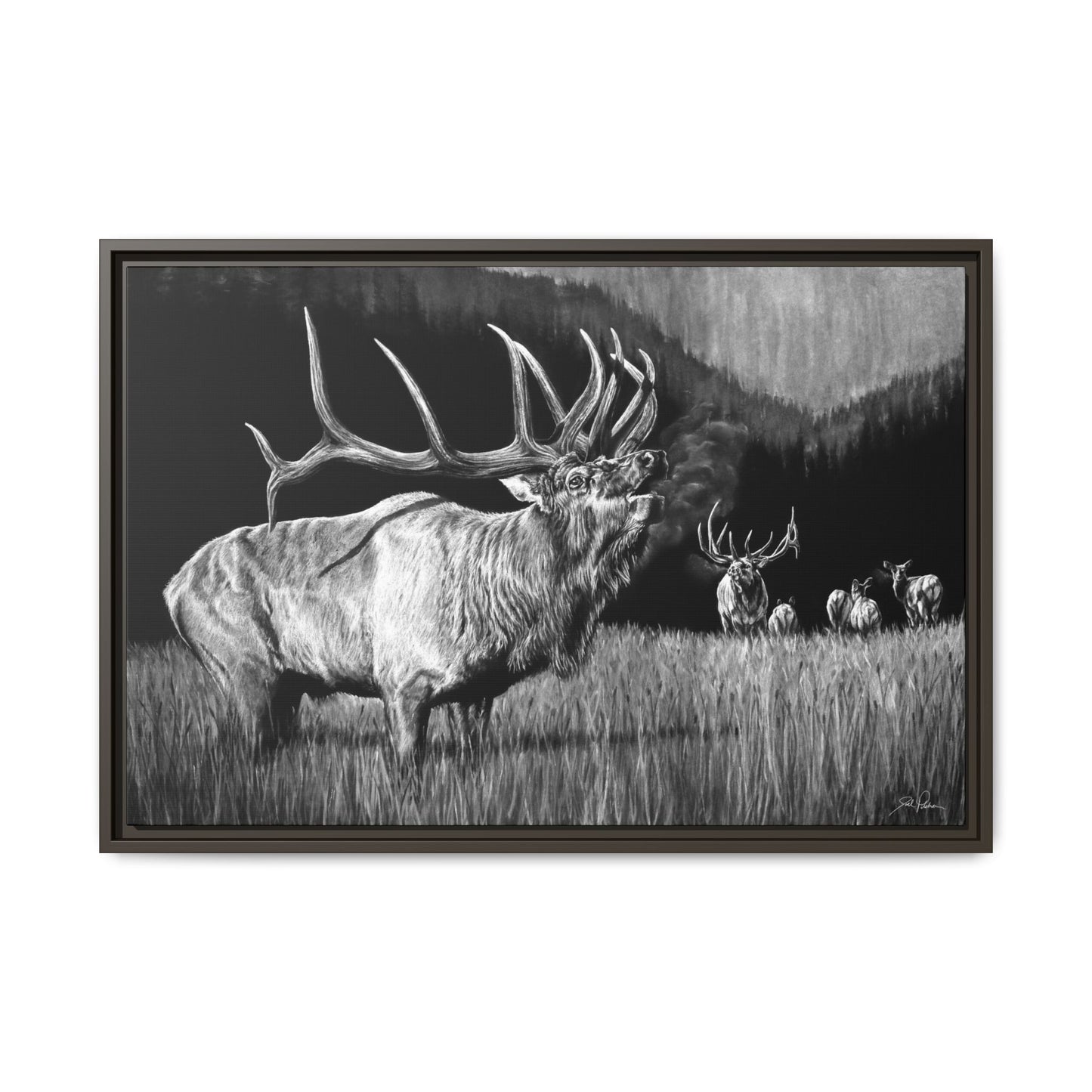 "The Contender" Framed Canvas