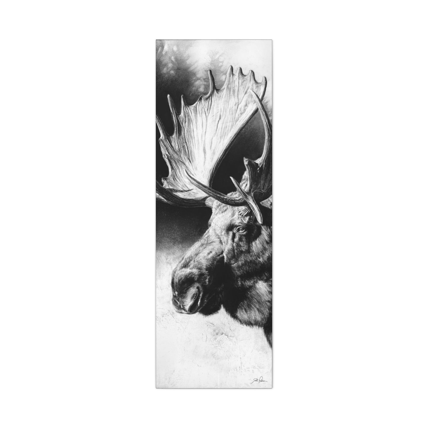 "Formida-bull" Stretched Canvas