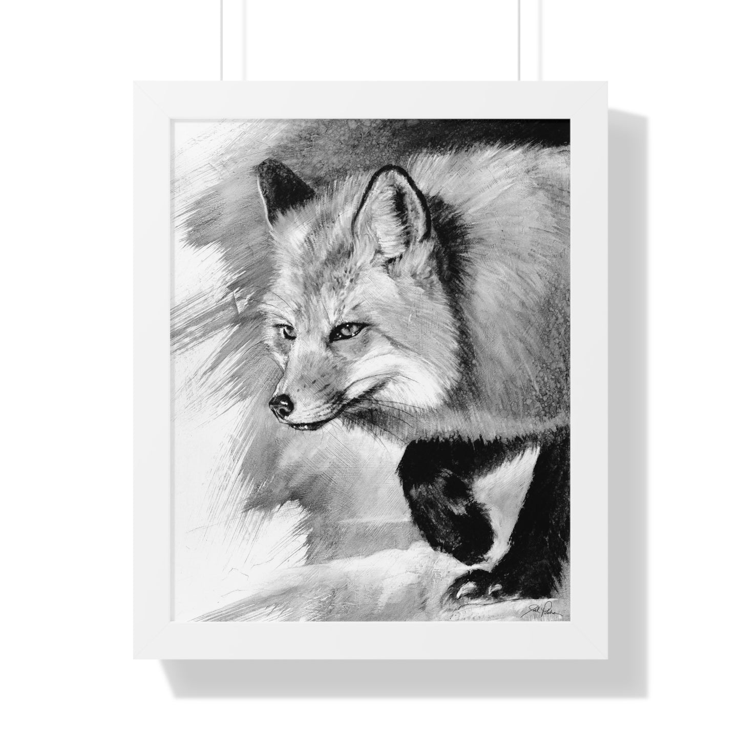 "Fox" Framed Paper Print