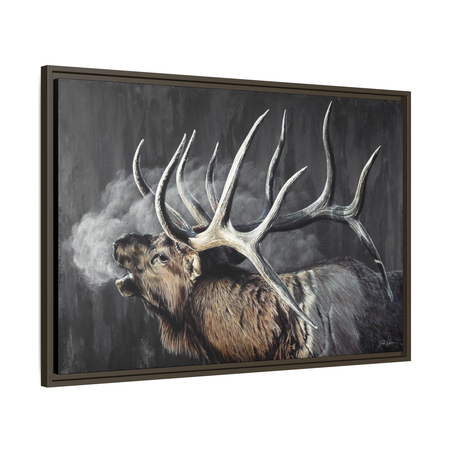 "Last Call" Framed Canvas
