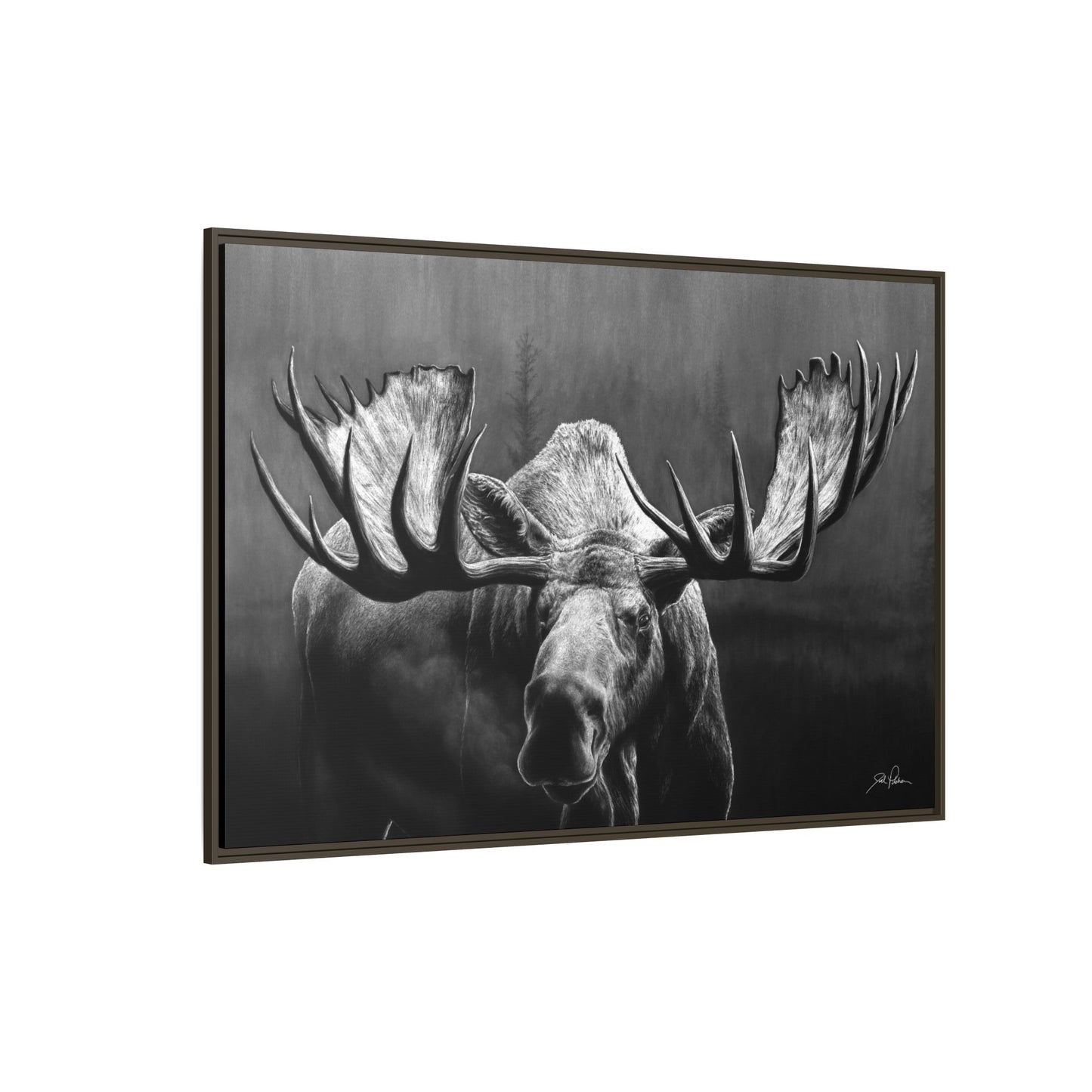"Wide Load" Framed Canvas