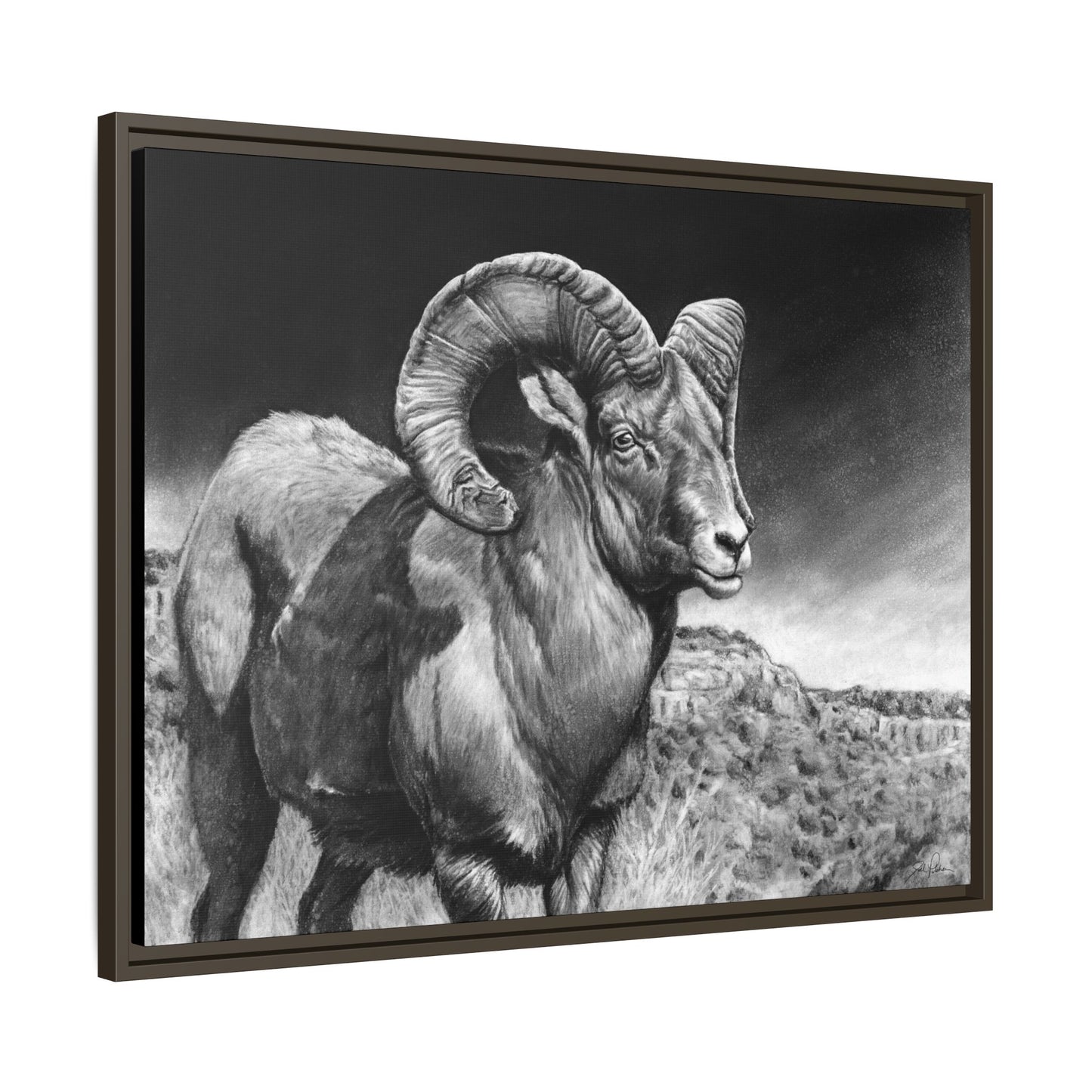"High Class" Framed Canvas