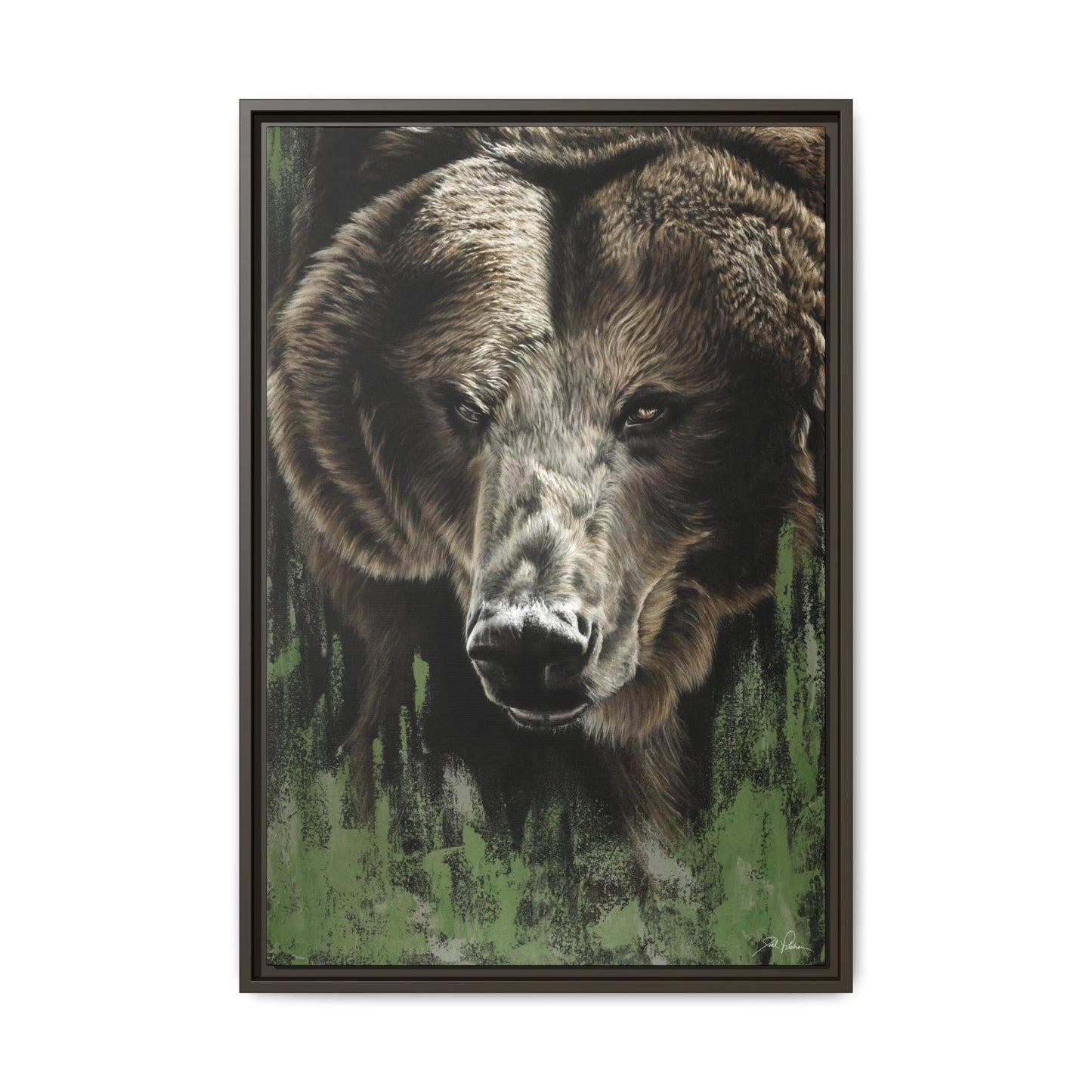 "Beast" Framed Canvas