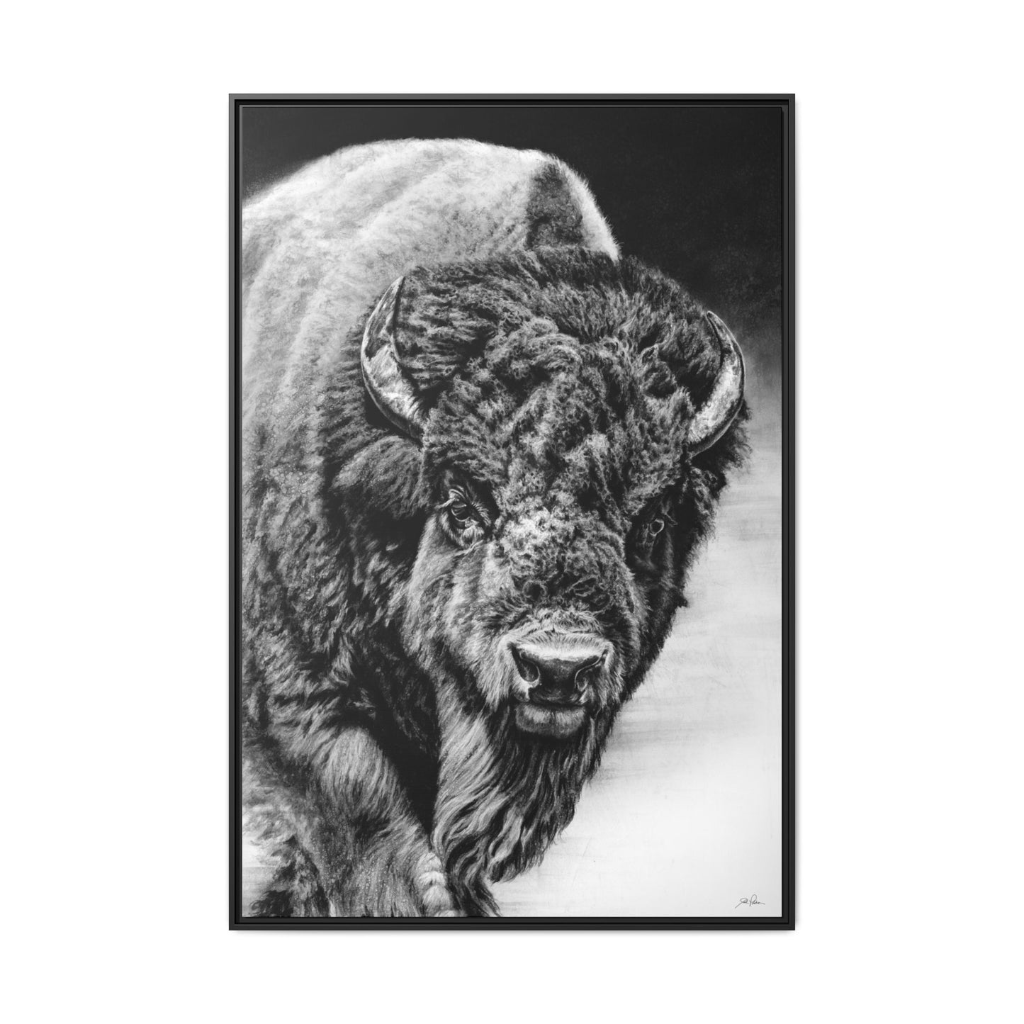 "Heavyweight Champ" Framed Canvas