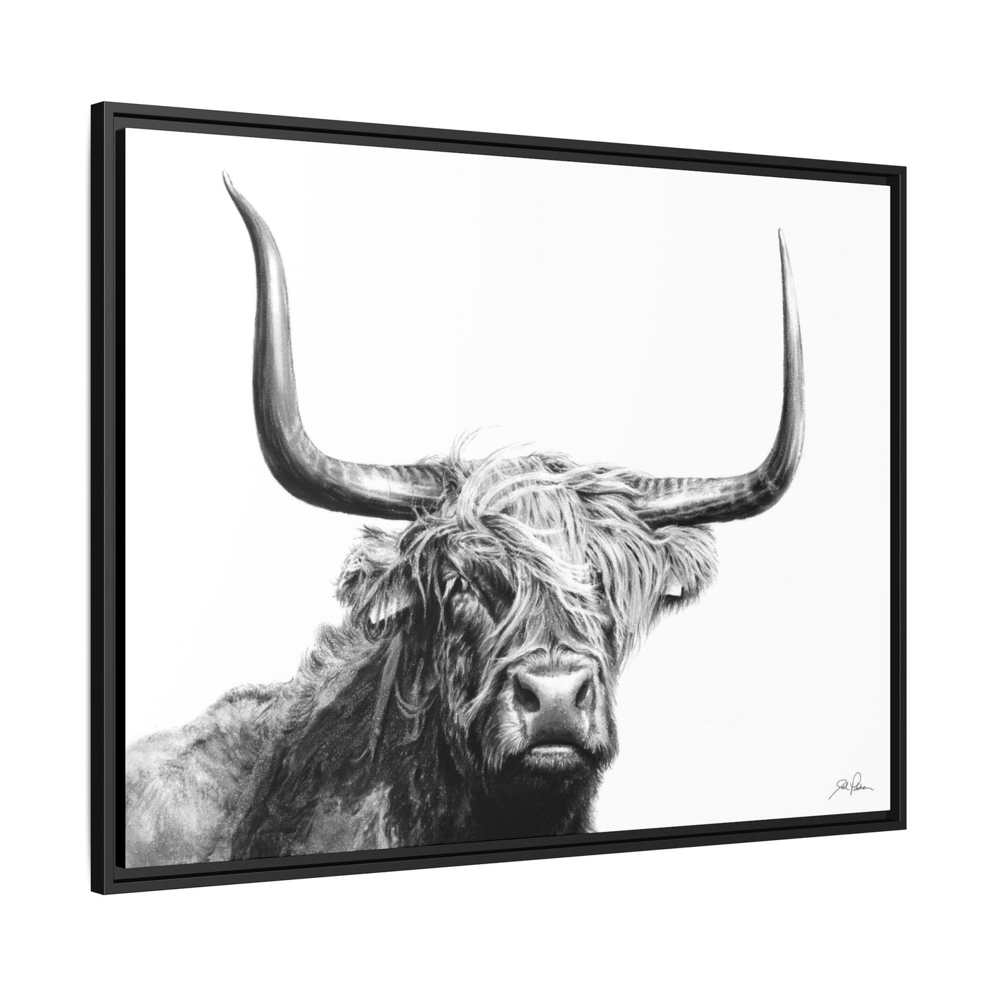 "Highlander" Framed Canvas