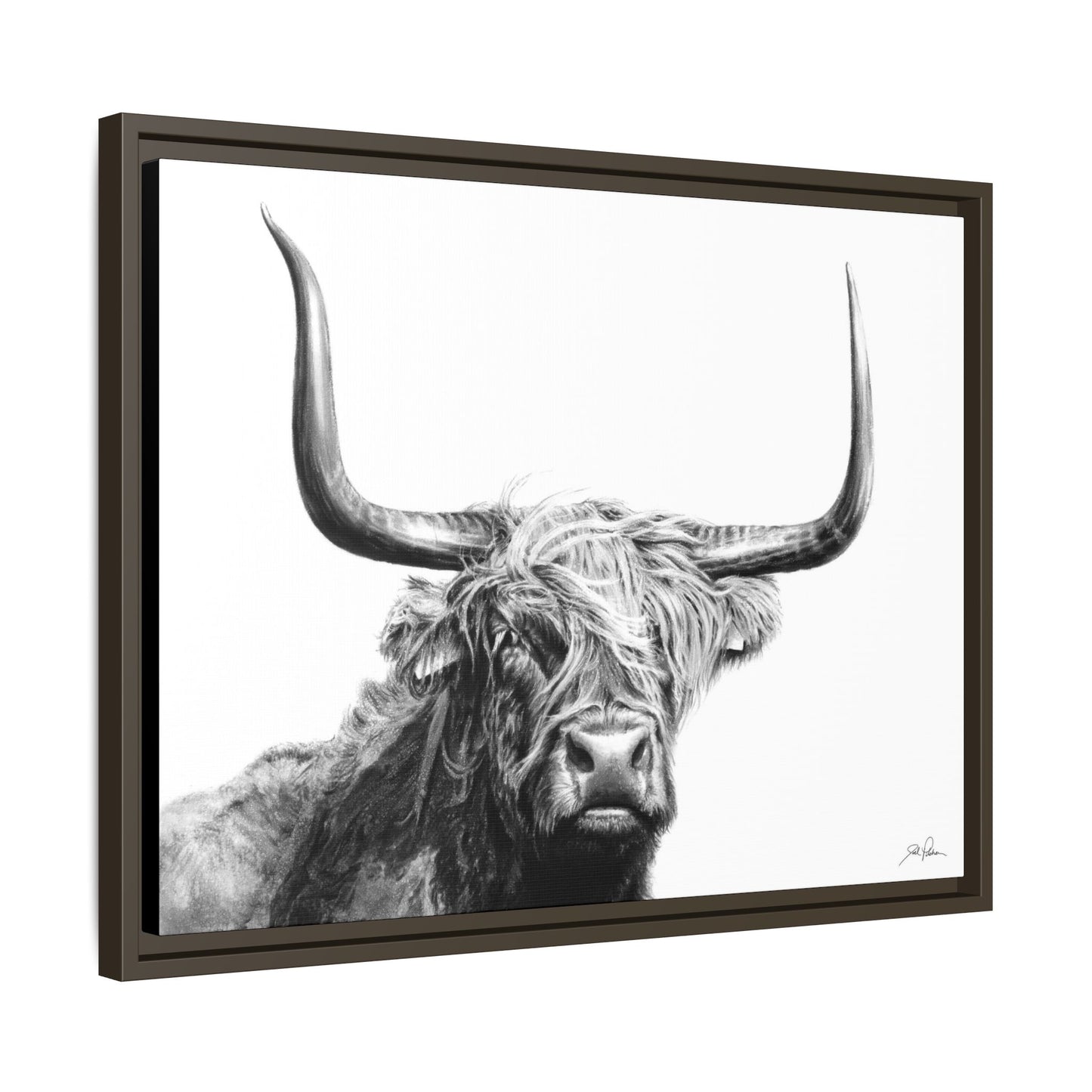 "Highlander" Framed Canvas