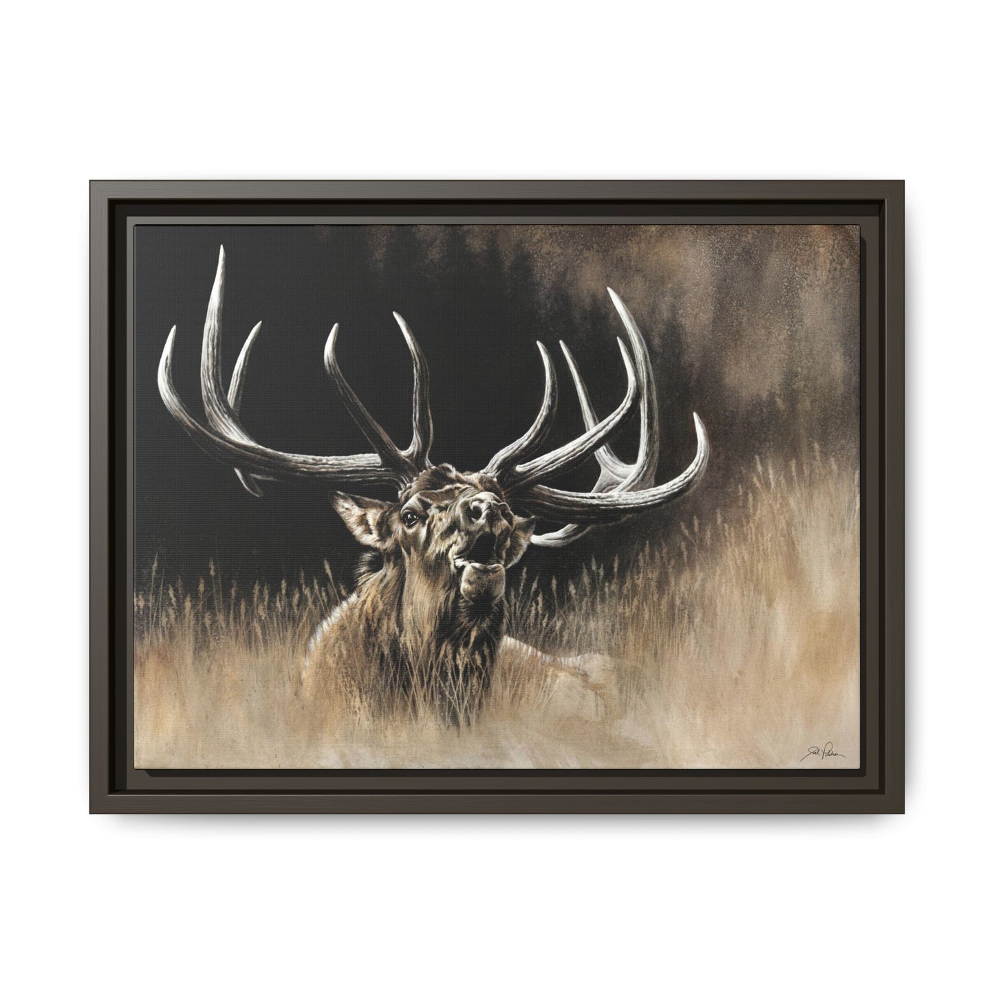 "Wake Up Call" Framed Canvas