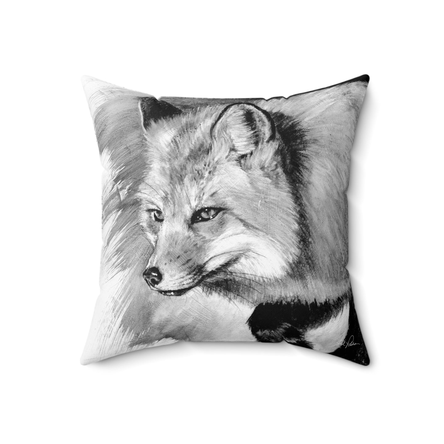 "Fox" Square Pillow.