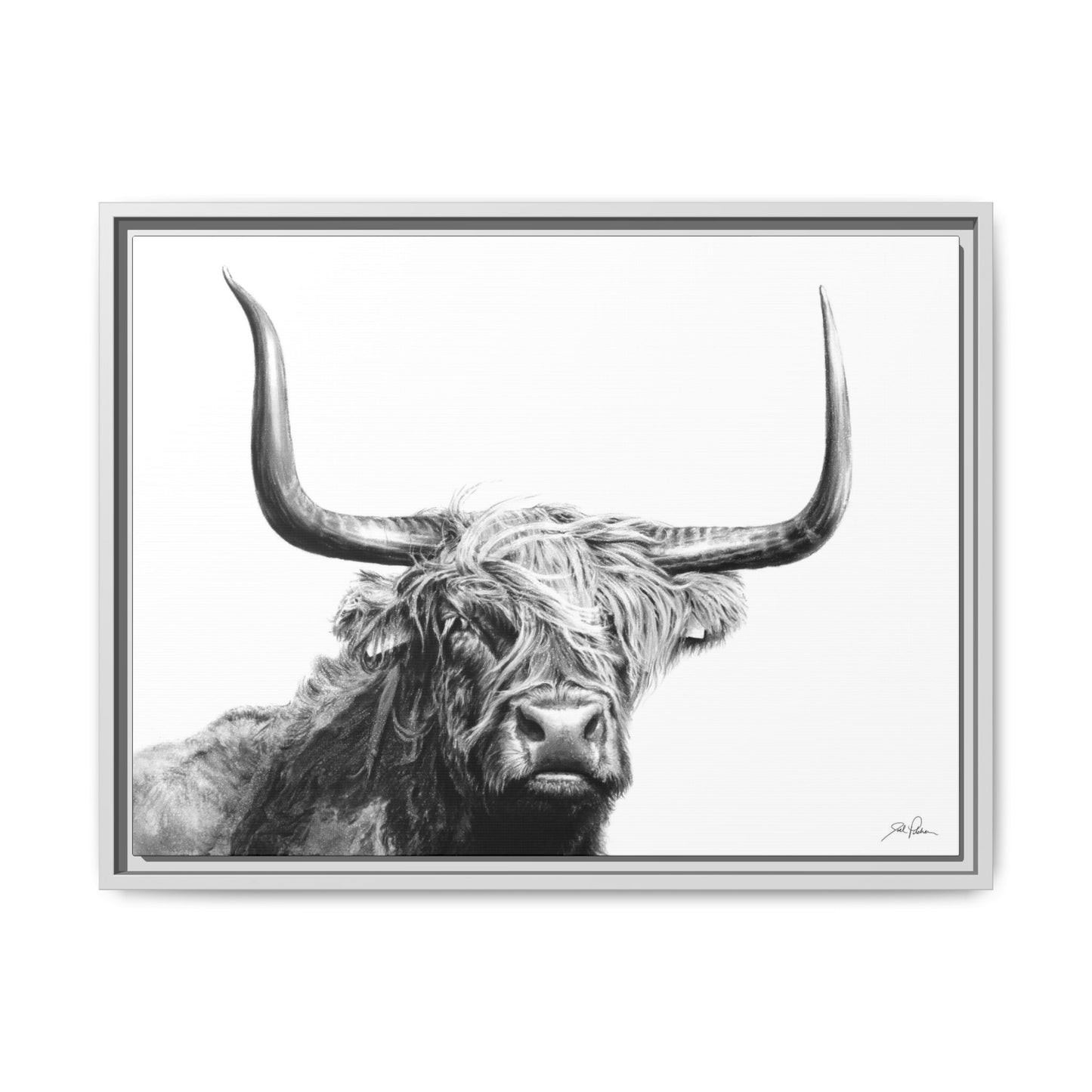 "Highlander" Framed Canvas