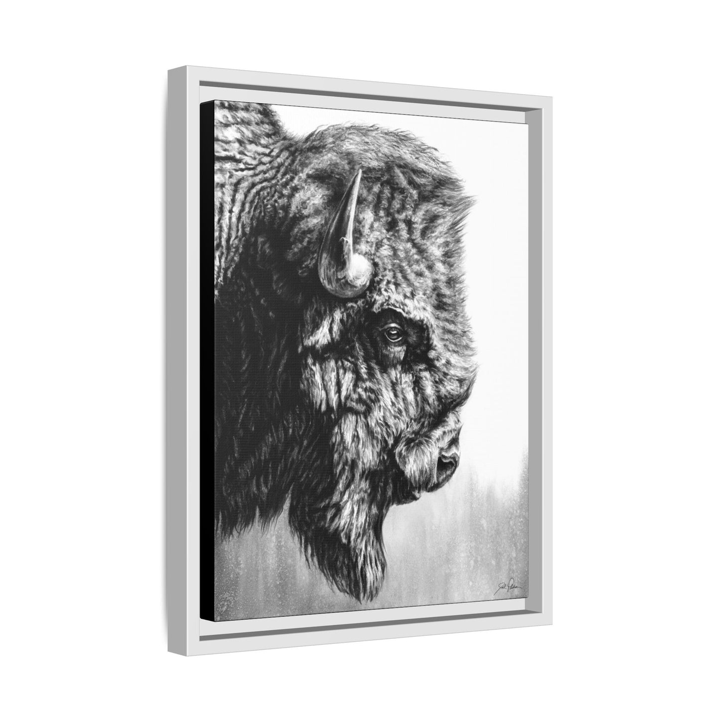 "Headstrong" Framed Canvas