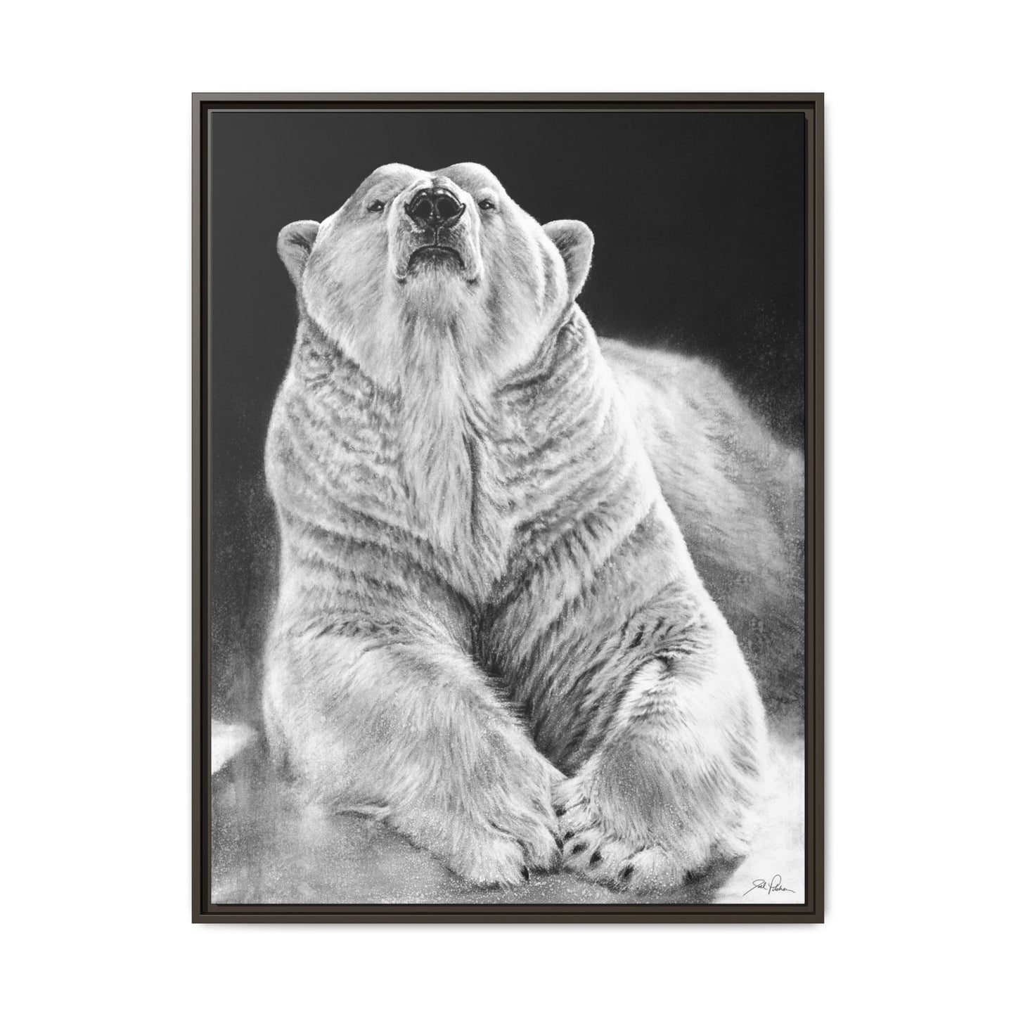 "Defiant" Framed Canvas