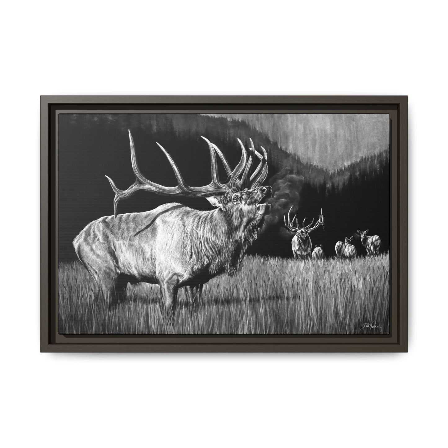 "The Contender" Framed Canvas
