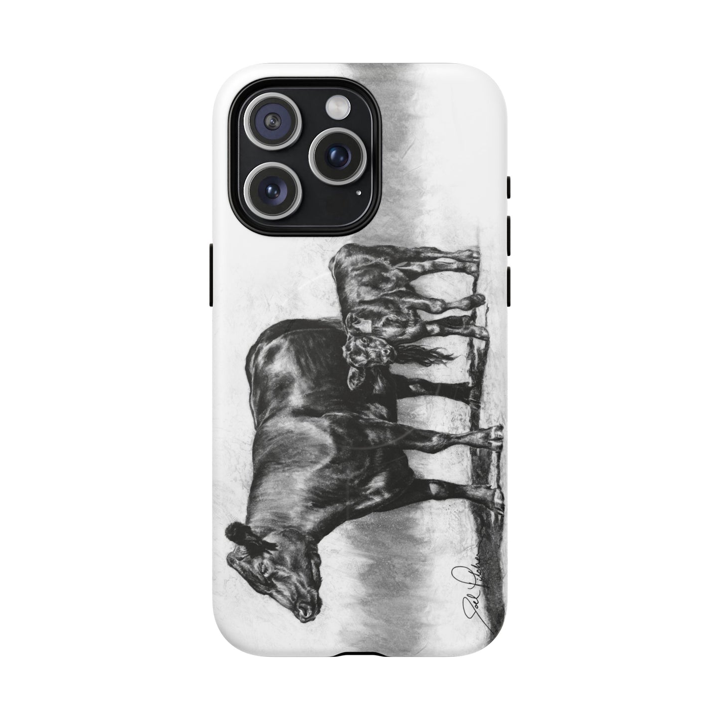 "Mama Cow & Calf" Magnetic Tough Case
