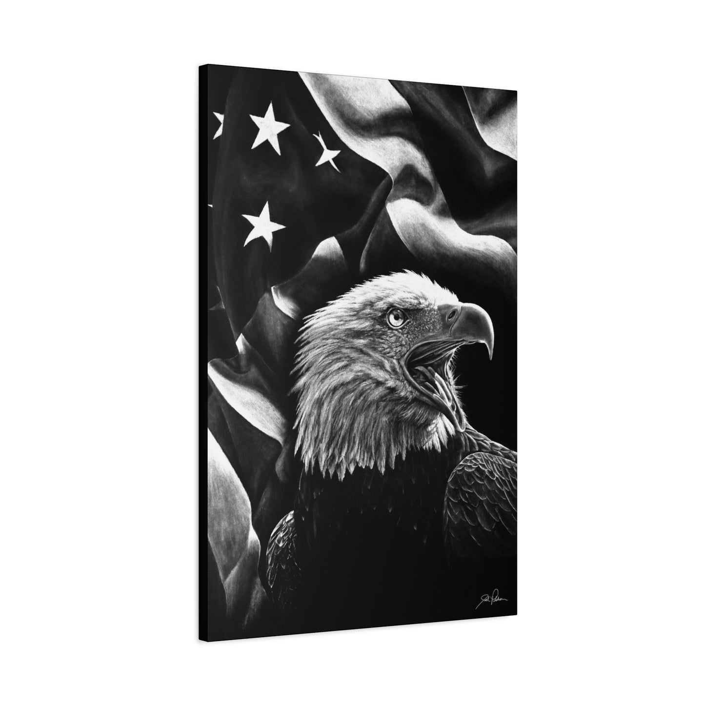 "American Eagle" Stretched Canvas