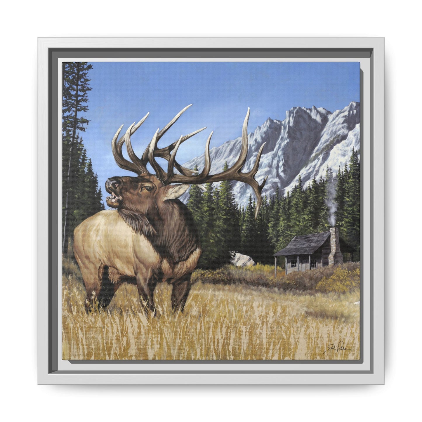 "Sanctuary" Framed Canvas