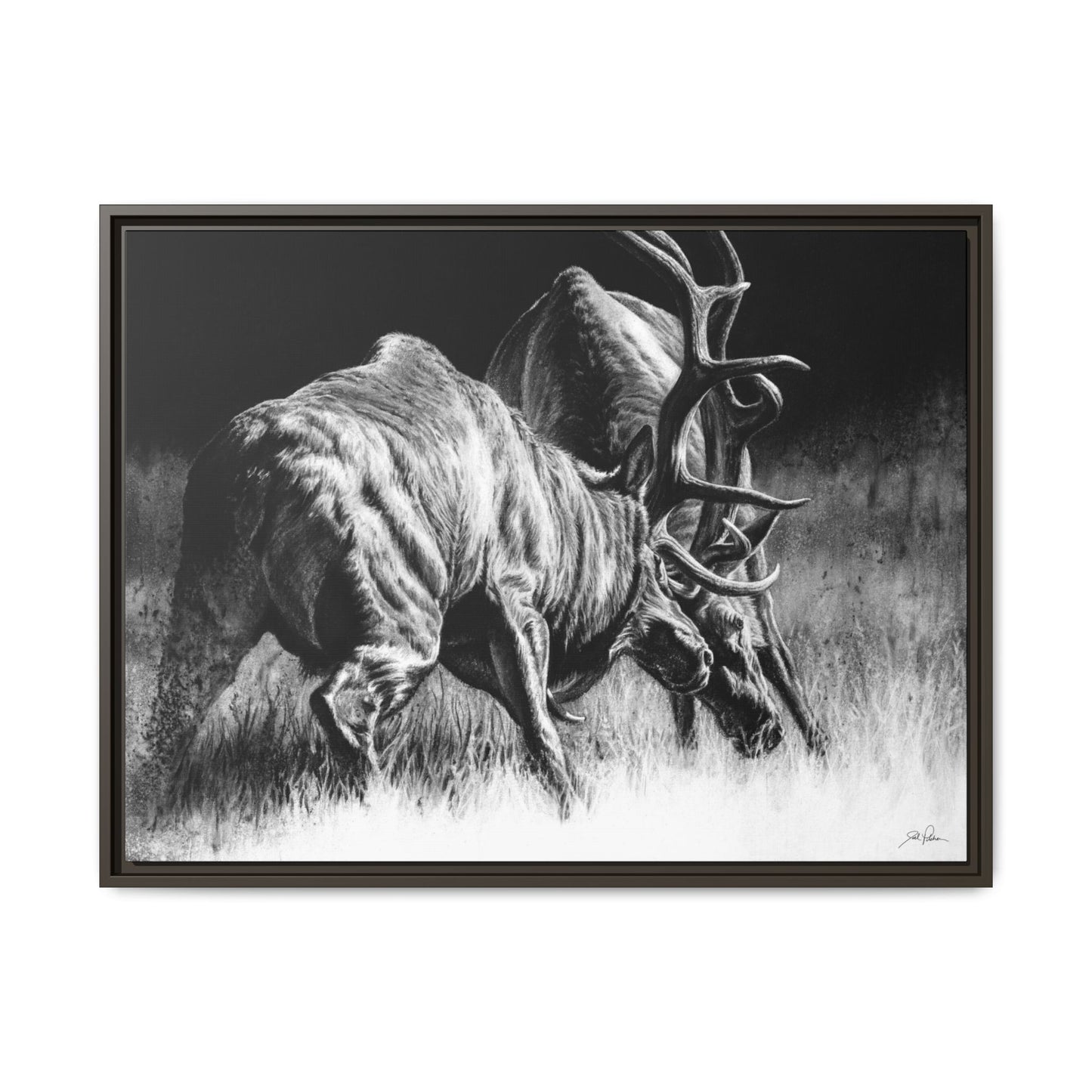 "Winner Takes All" Framed Canvas