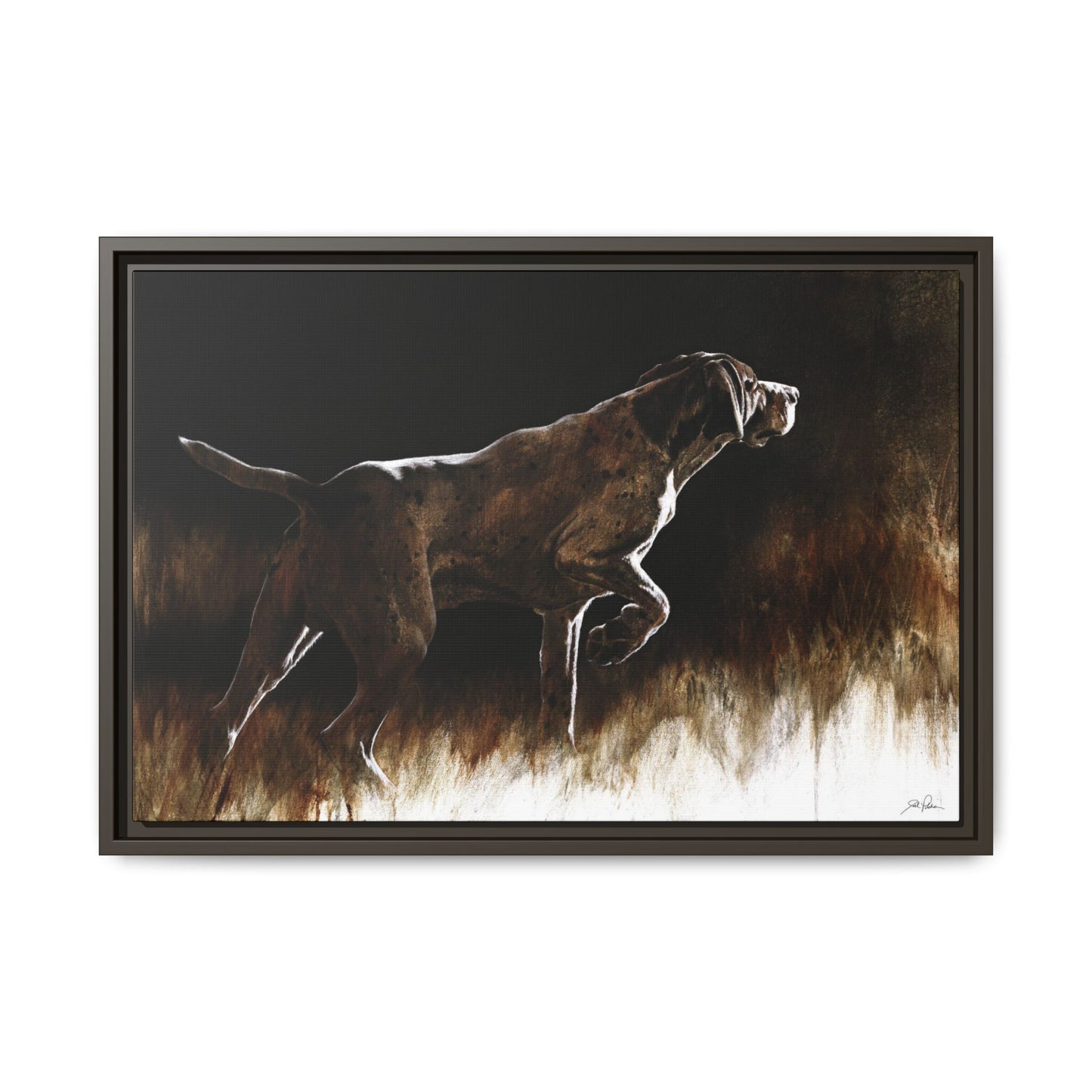 "On Point" Framed Canvas