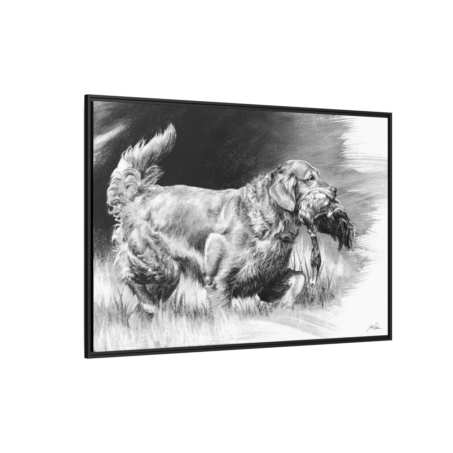 "Good Dog" Framed Canvas