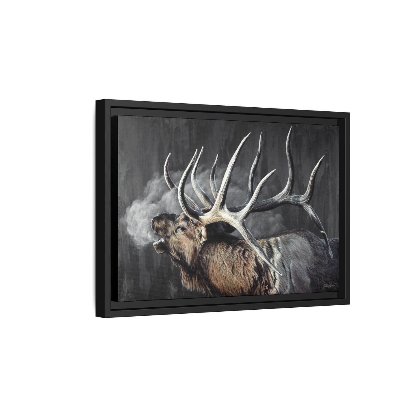 "Last Call" Framed Canvas