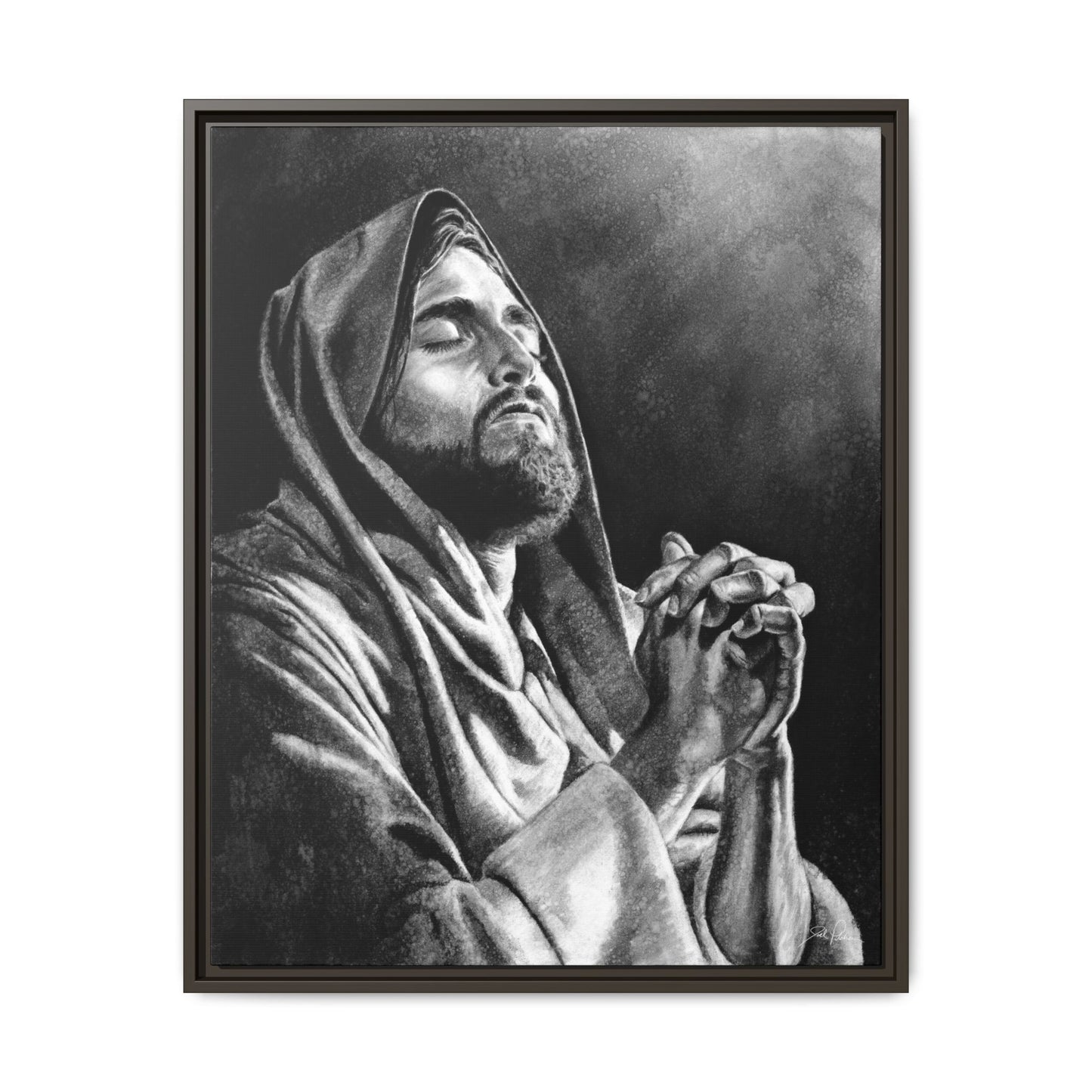 "Thy Will Be Done" Framed Canvas