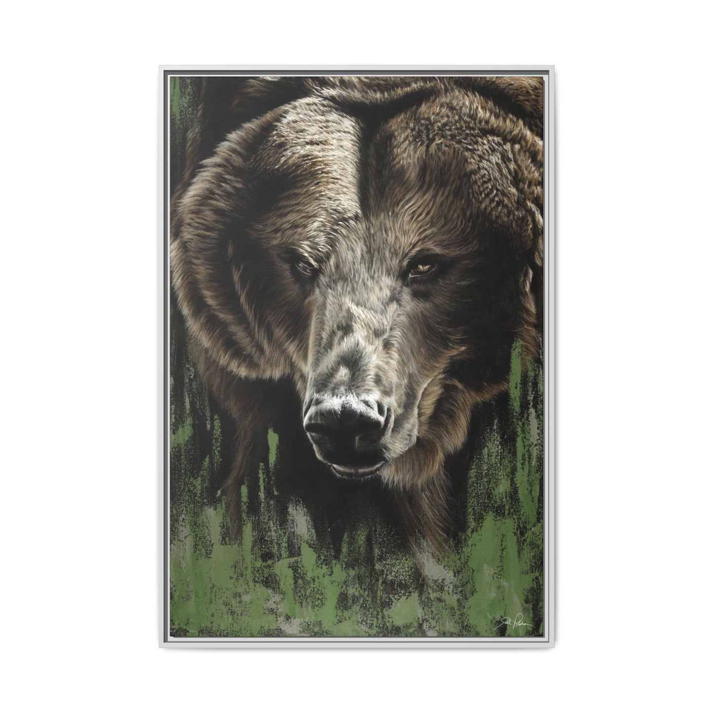 "Beast" Framed Canvas