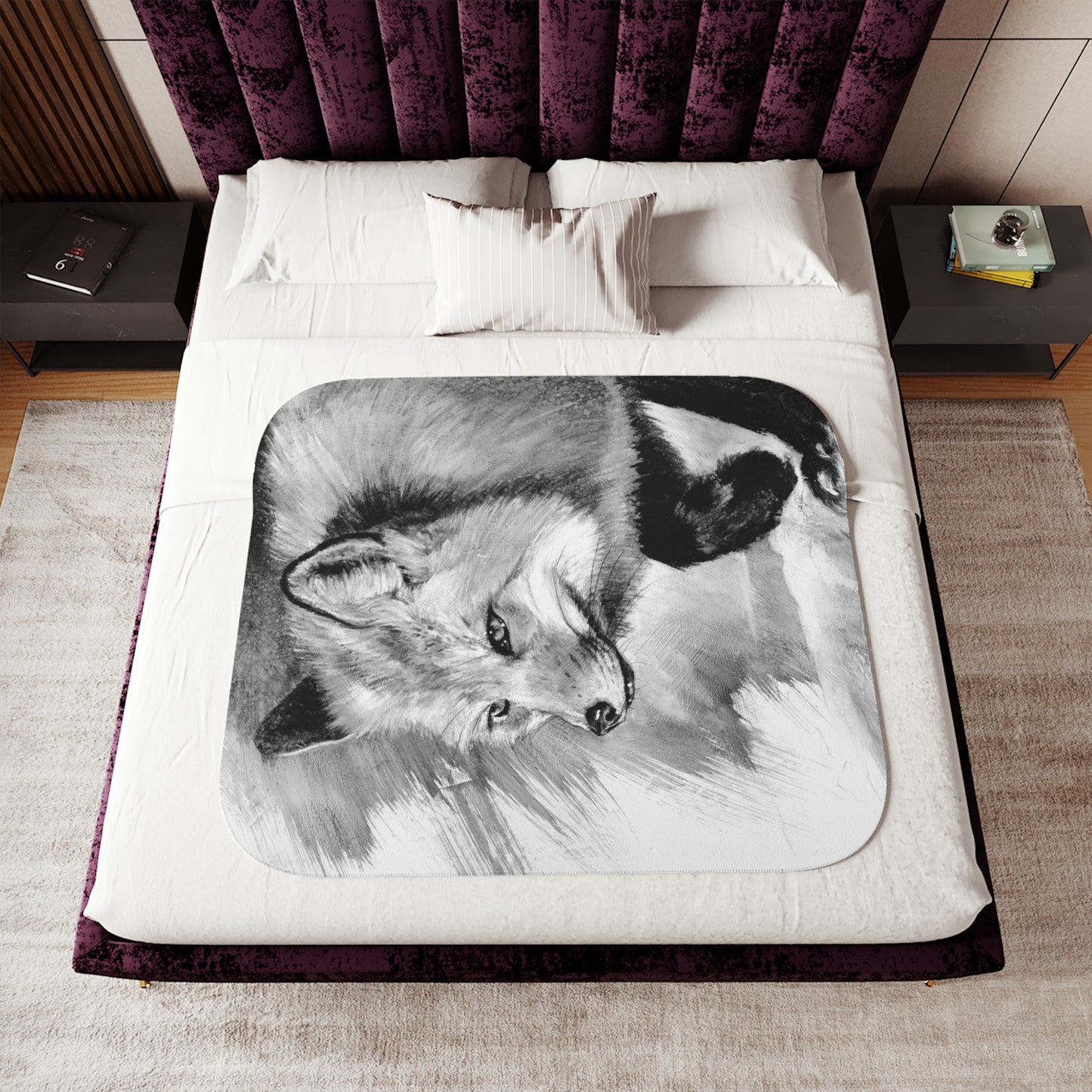 "Fox" Sherpa Blanket.