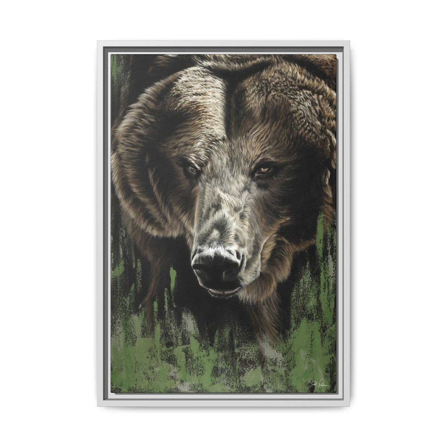 "Beast" Framed Canvas