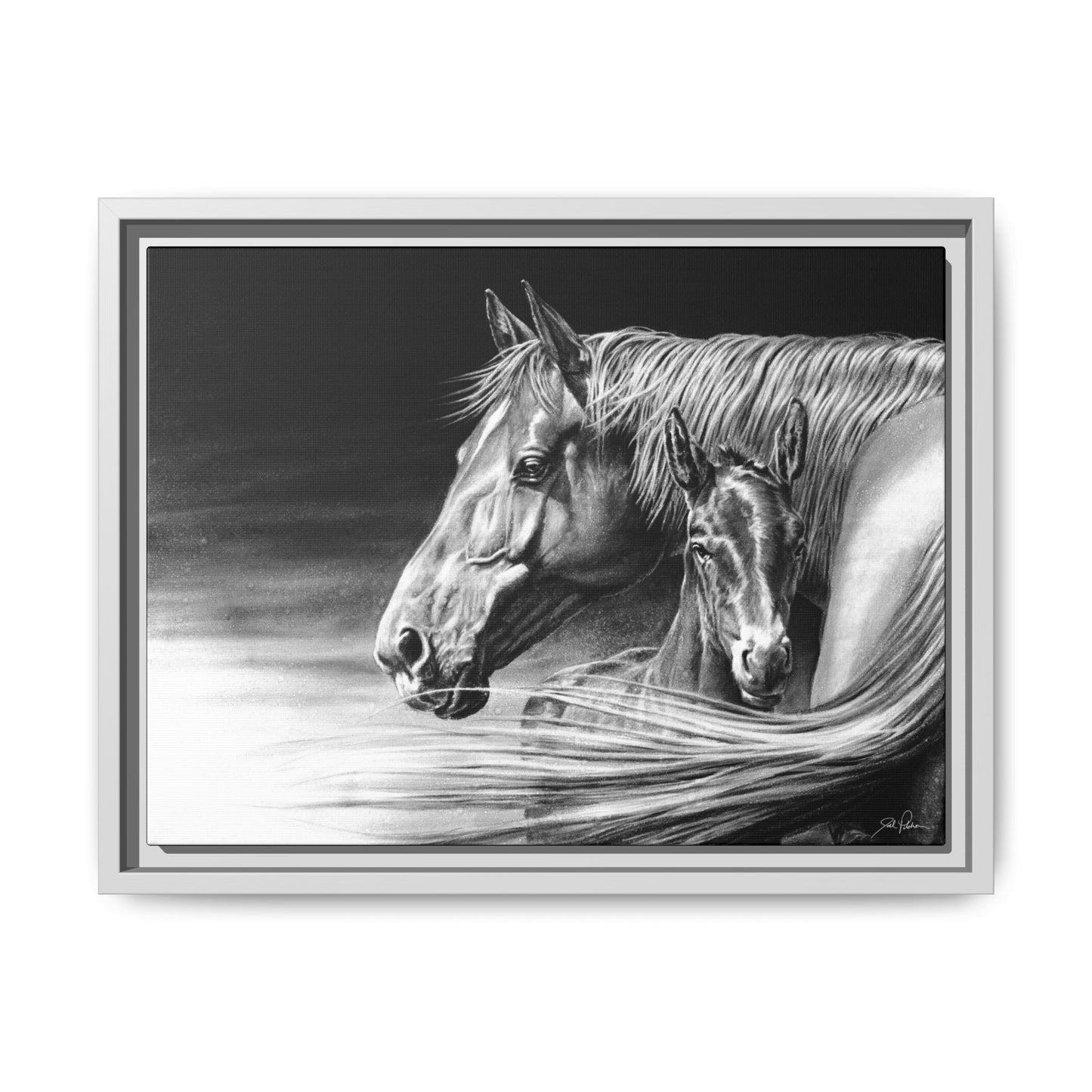"Safe and Sound" Framed Canvas