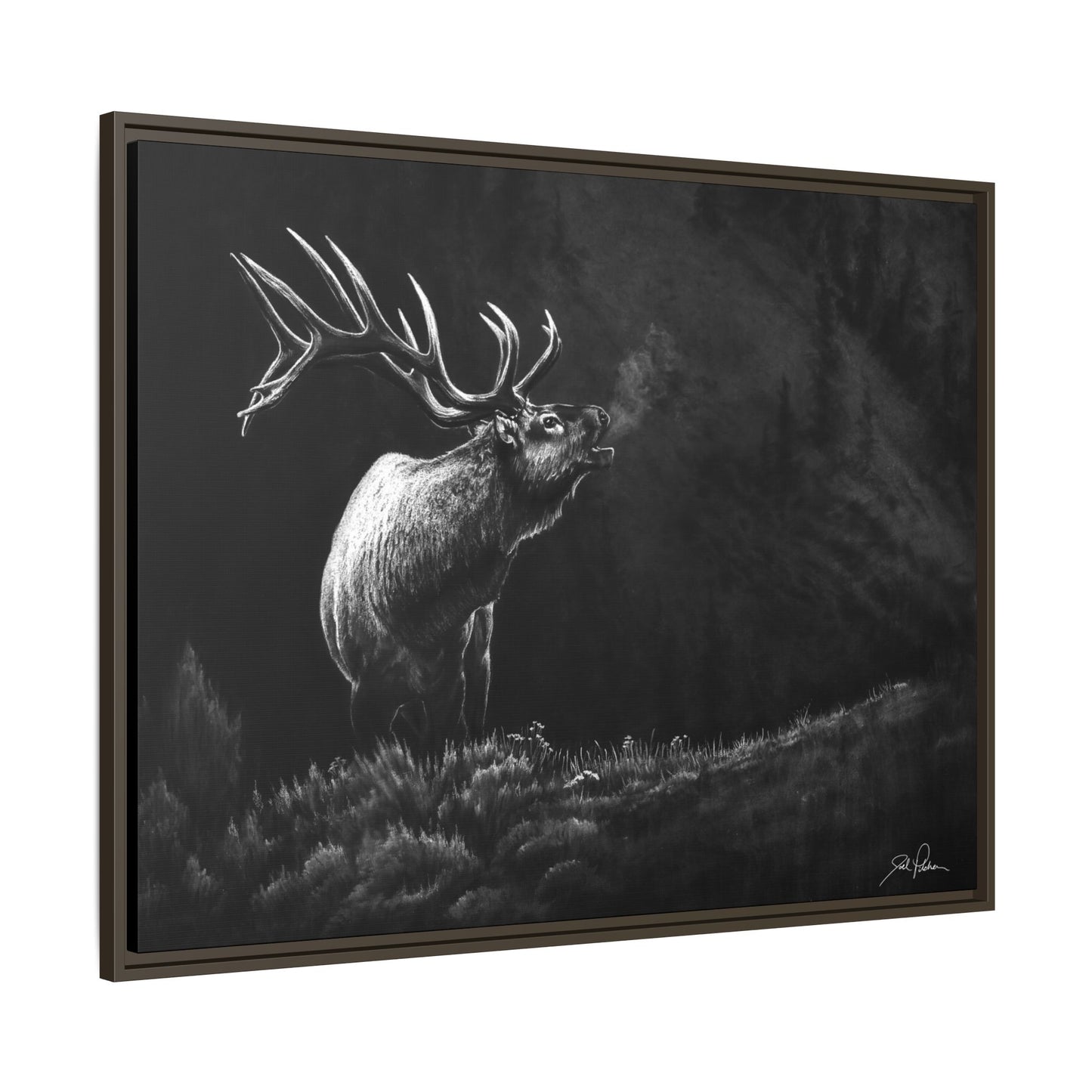 "Mountain Monarch" Framed Canvas