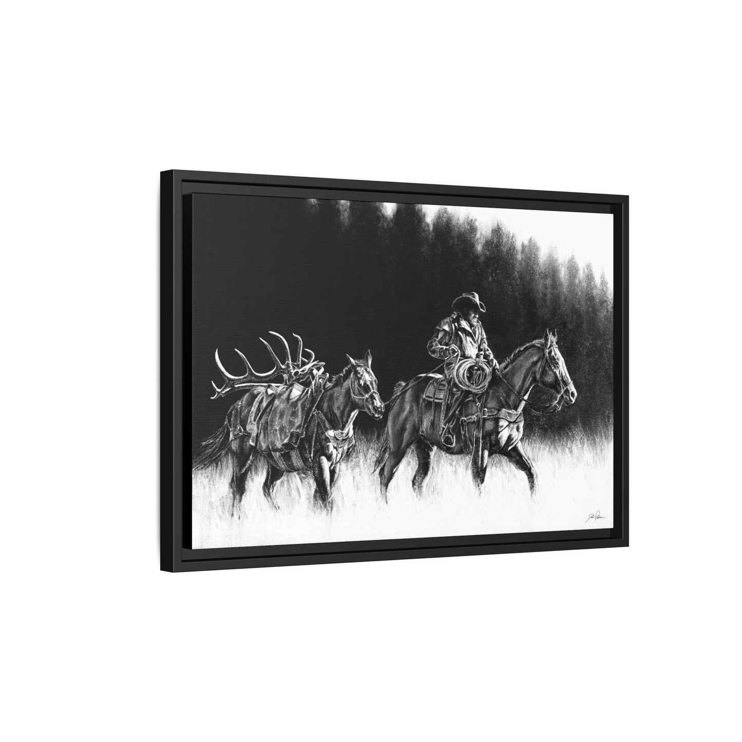 "The Long Haul" Framed Canvas