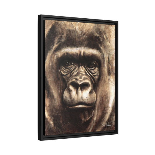 "Gorilla" Framed Canvas