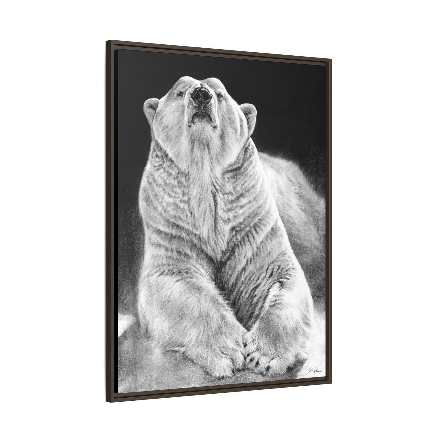 "Defiant" Framed Canvas