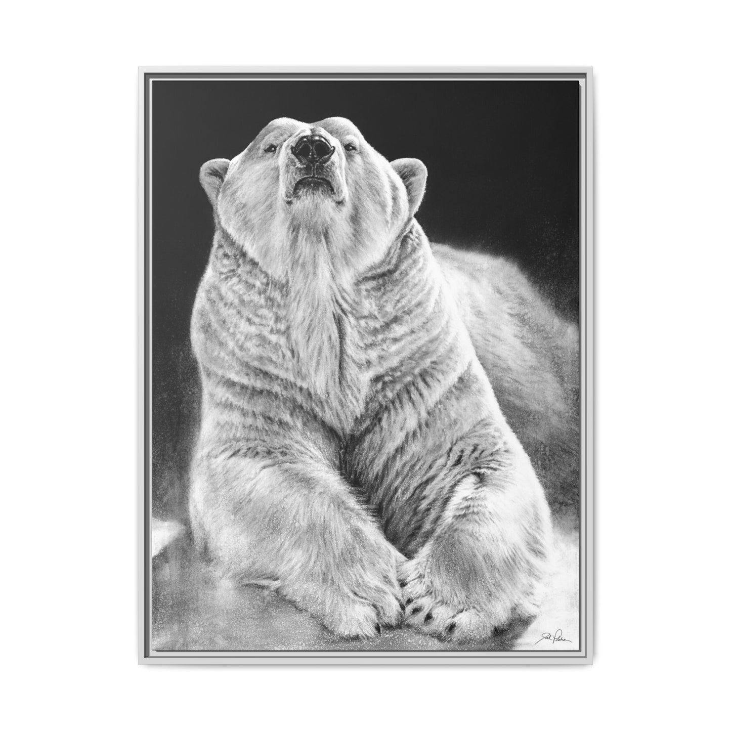 "Defiant" Framed Canvas