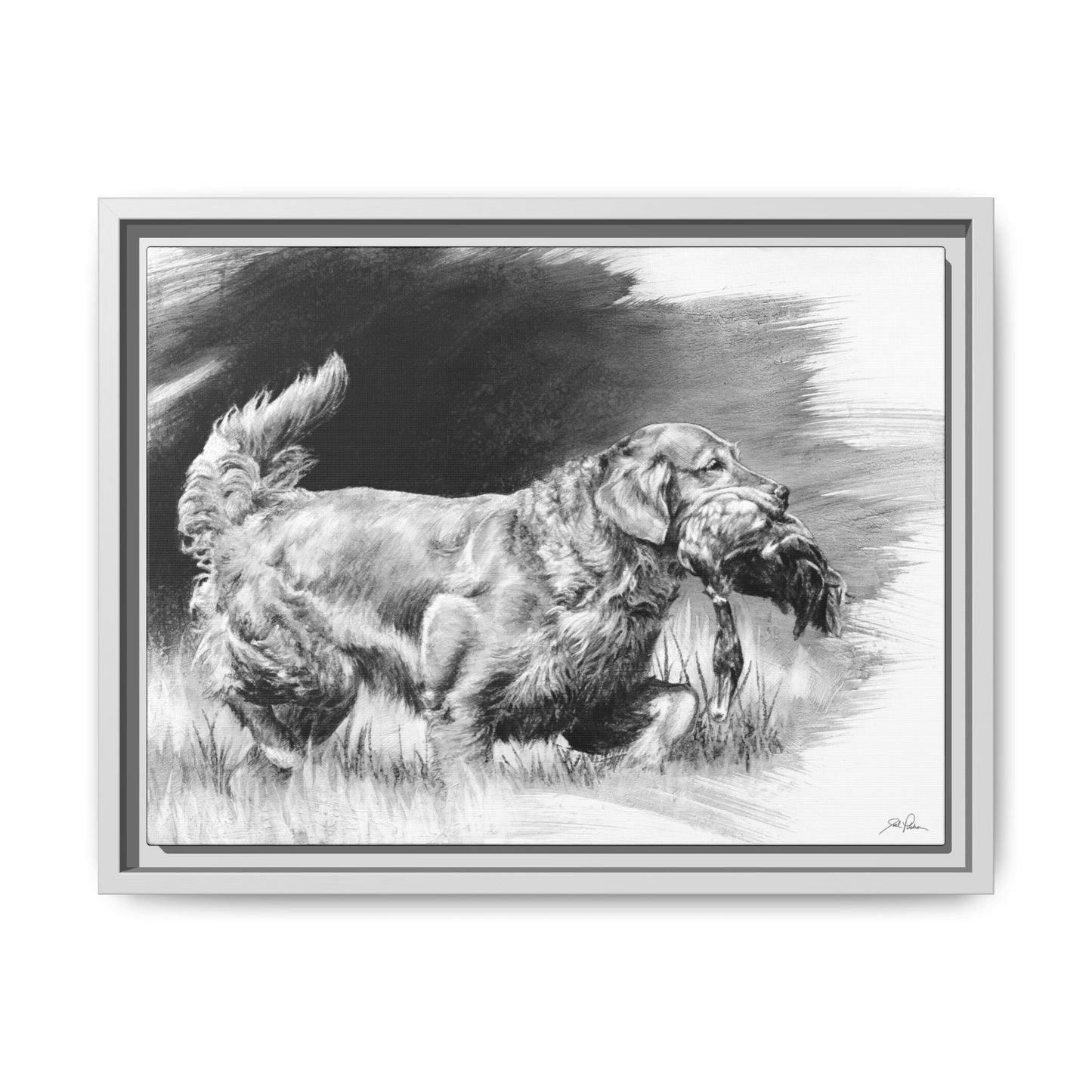 "Good Dog" Framed Canvas