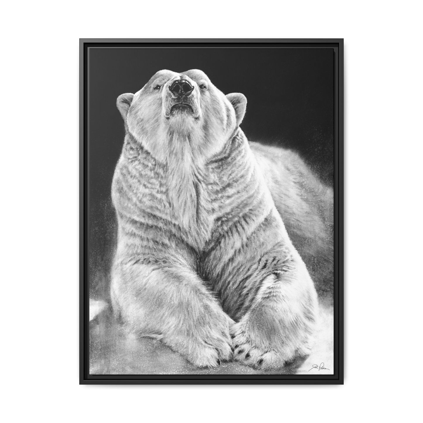 "Defiant" Framed Canvas