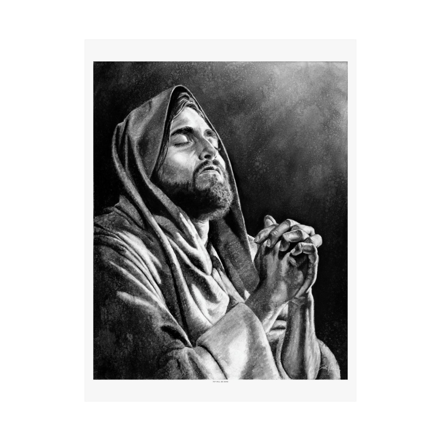 "Thy Will Be Done" Premium Matte Paper Print