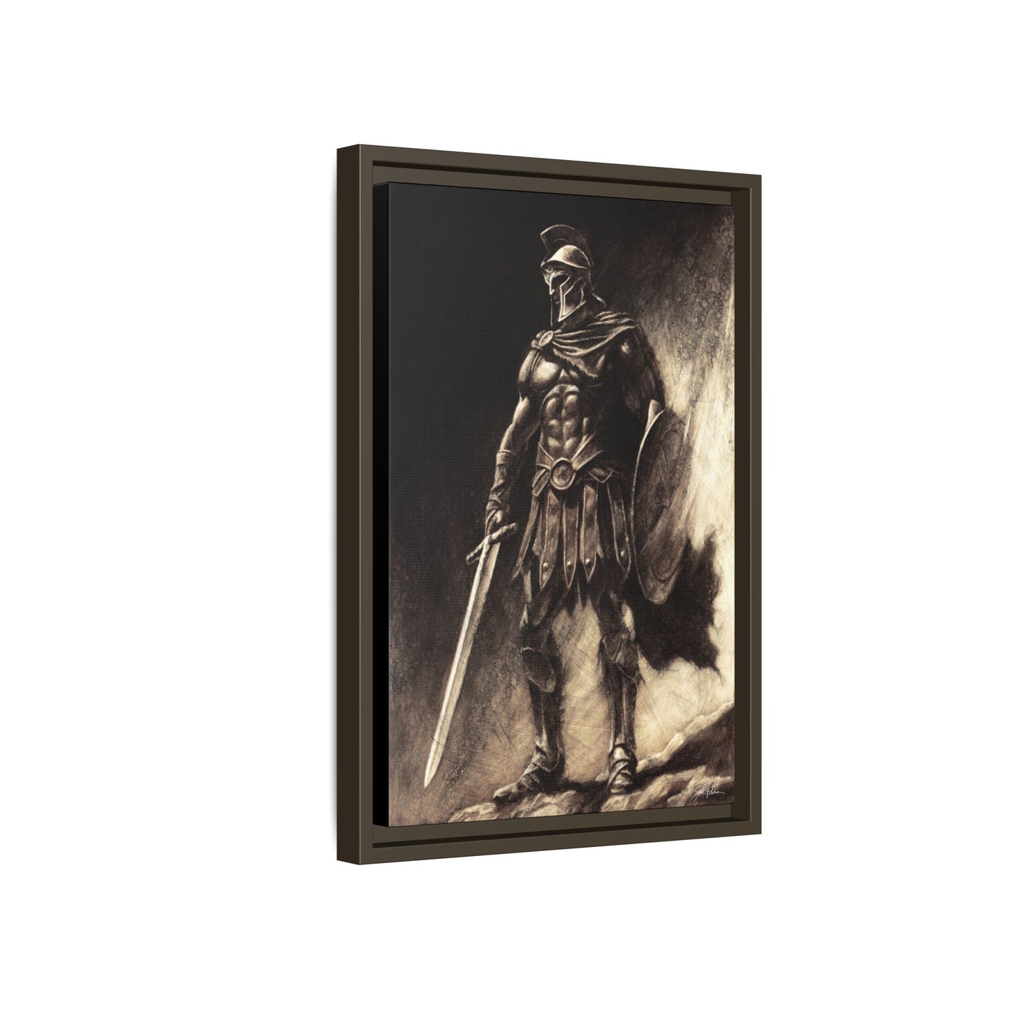 "Armor of God" Framed Canvas