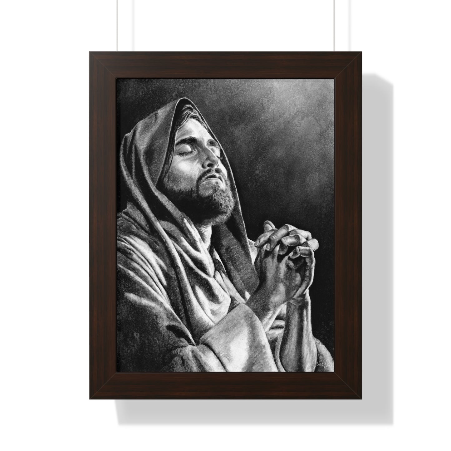 "Thy Will Be Done" Framed Paper Print